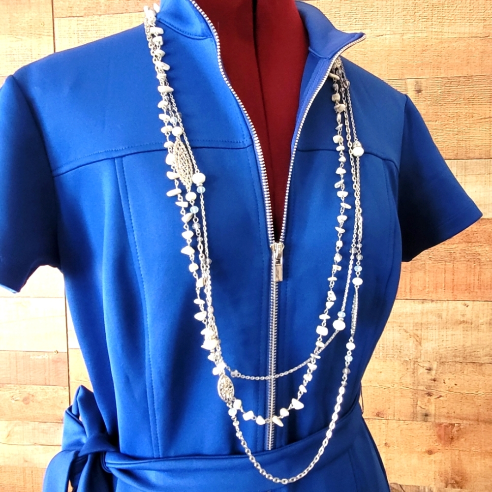 A pretty bundle of Jewelry...in white and silver..pearls and crystal